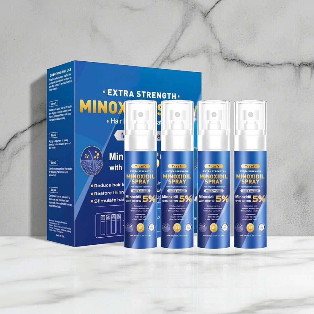 Minoxidil 5 % + Biotin Spray – 6 måneders forbruk