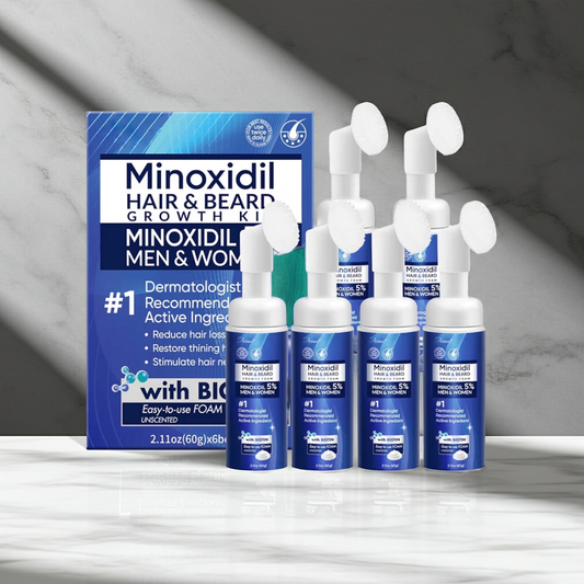 Premium Minoxidil 5% Foam (med applikator) - 6 måneders forbruk